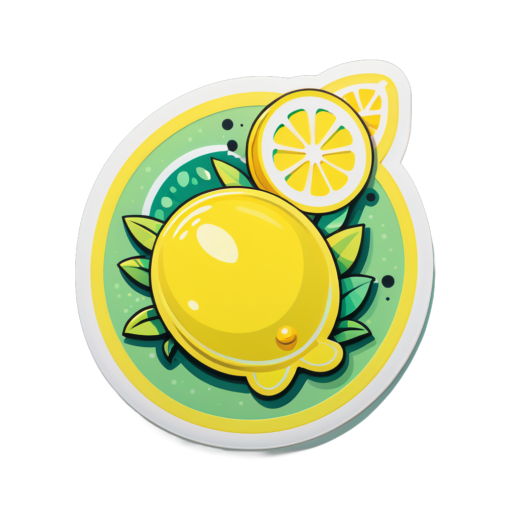 Zesty Lemon sticker