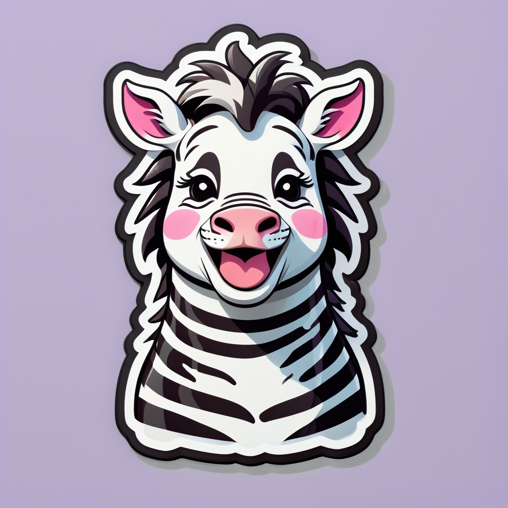 Meme do Zebra Aliviado sticker