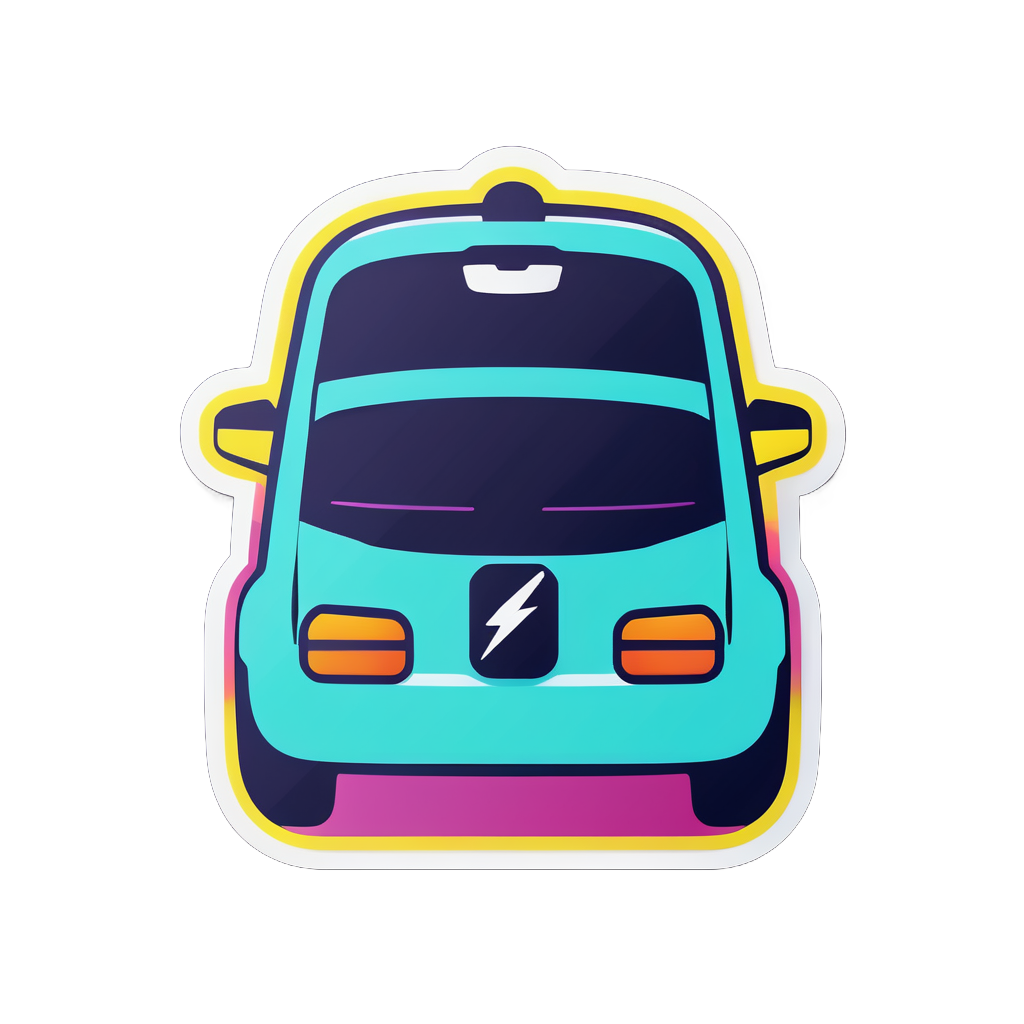 Electric Car Charger sticker