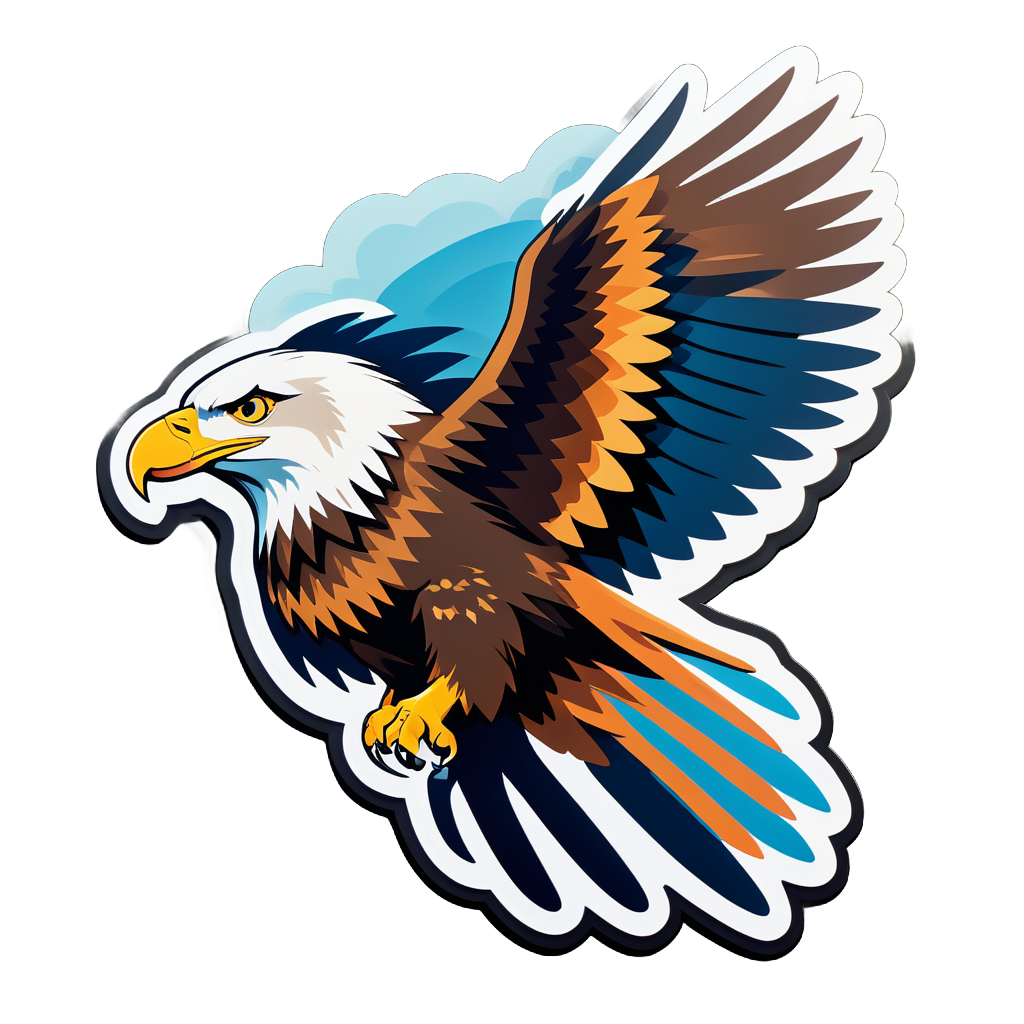 Soaring Eagle sticker