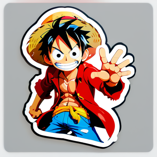 Monkey D. Luffy sticker