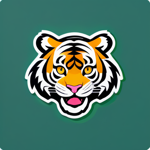 Ein Tiger sticker