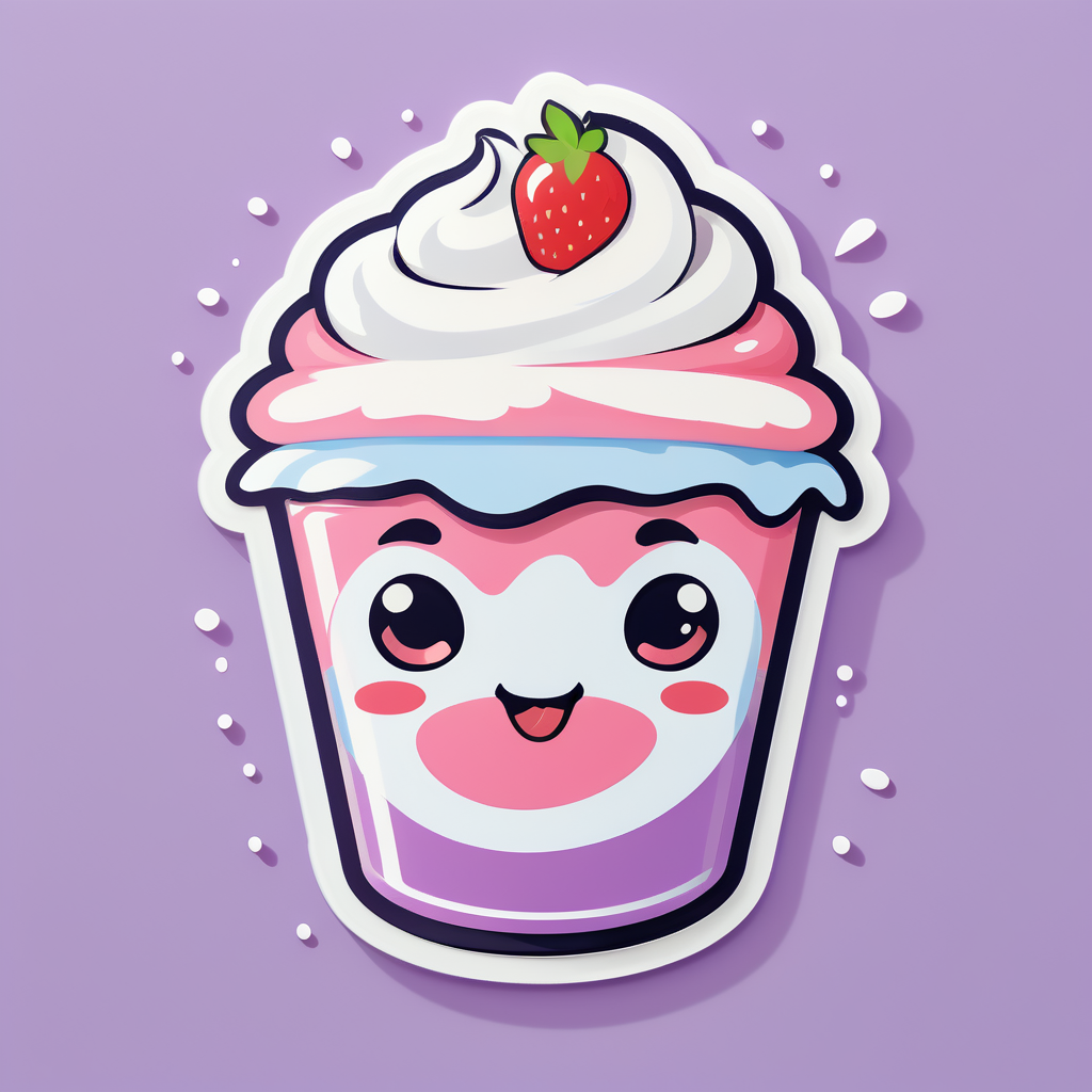 cute Yogurt sticker