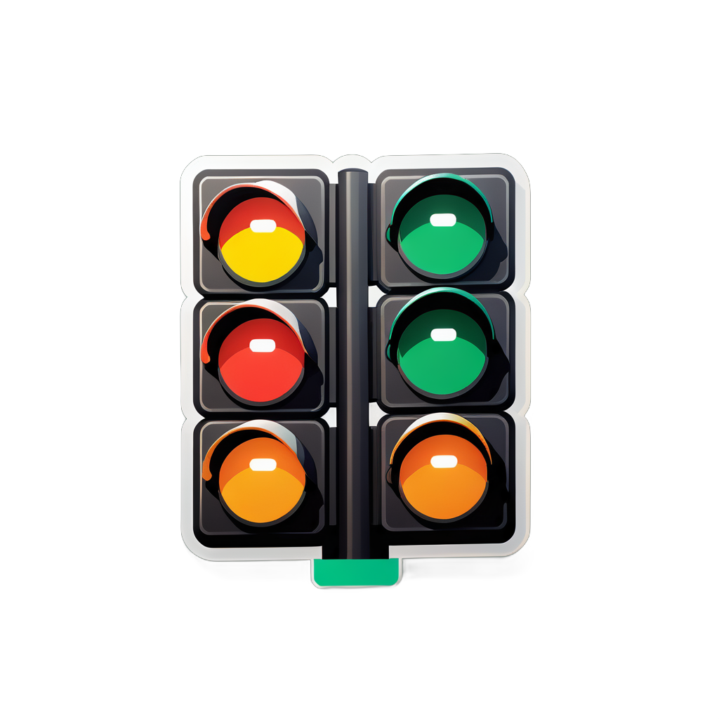 Traffic Lights sticker