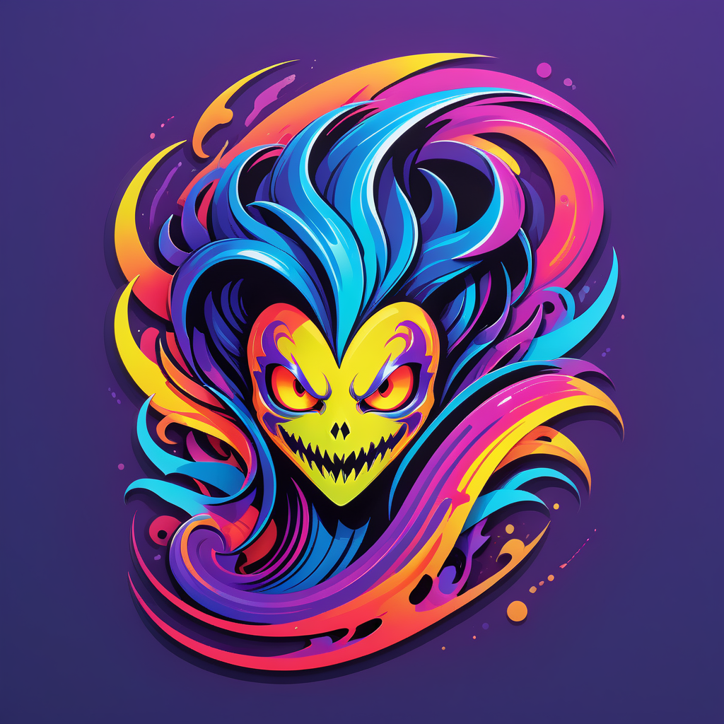 Vibrant Banshee sticker