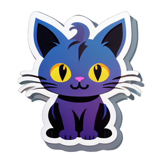 Mache Cat uniq sticker