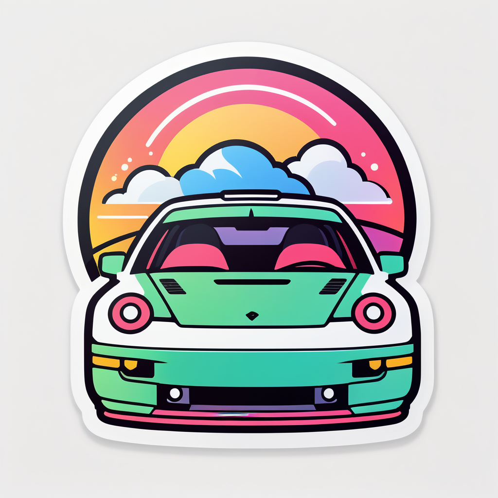 JDM Icons sticker