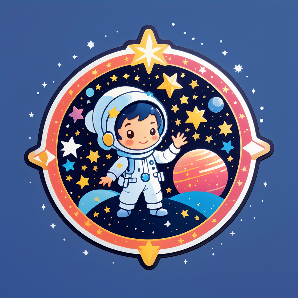 Astrônomo da Estrela Cintilante sticker