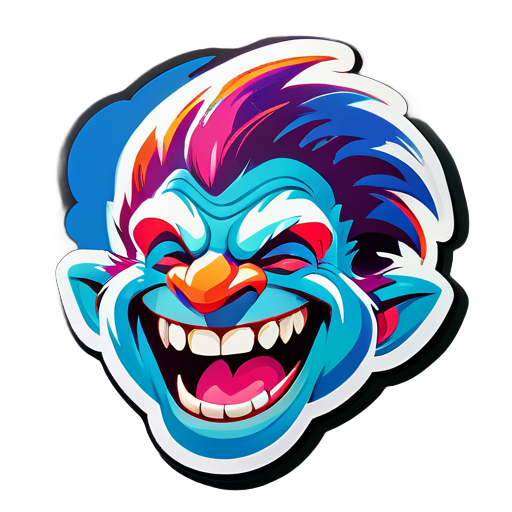 Troll cười sticker