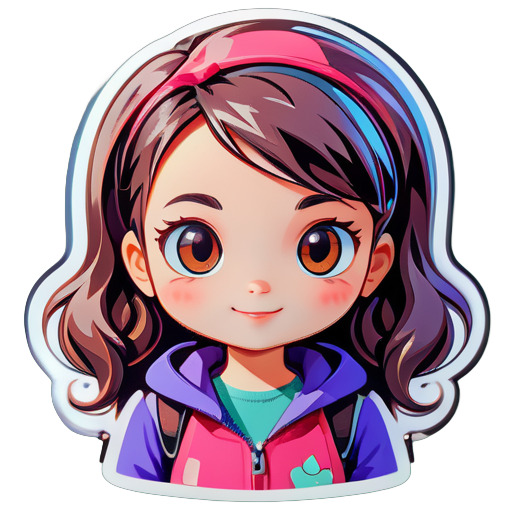 girl sticker