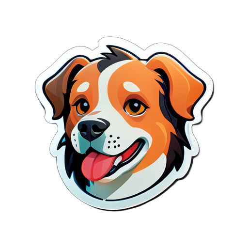 犬のアバターステッカー sticker