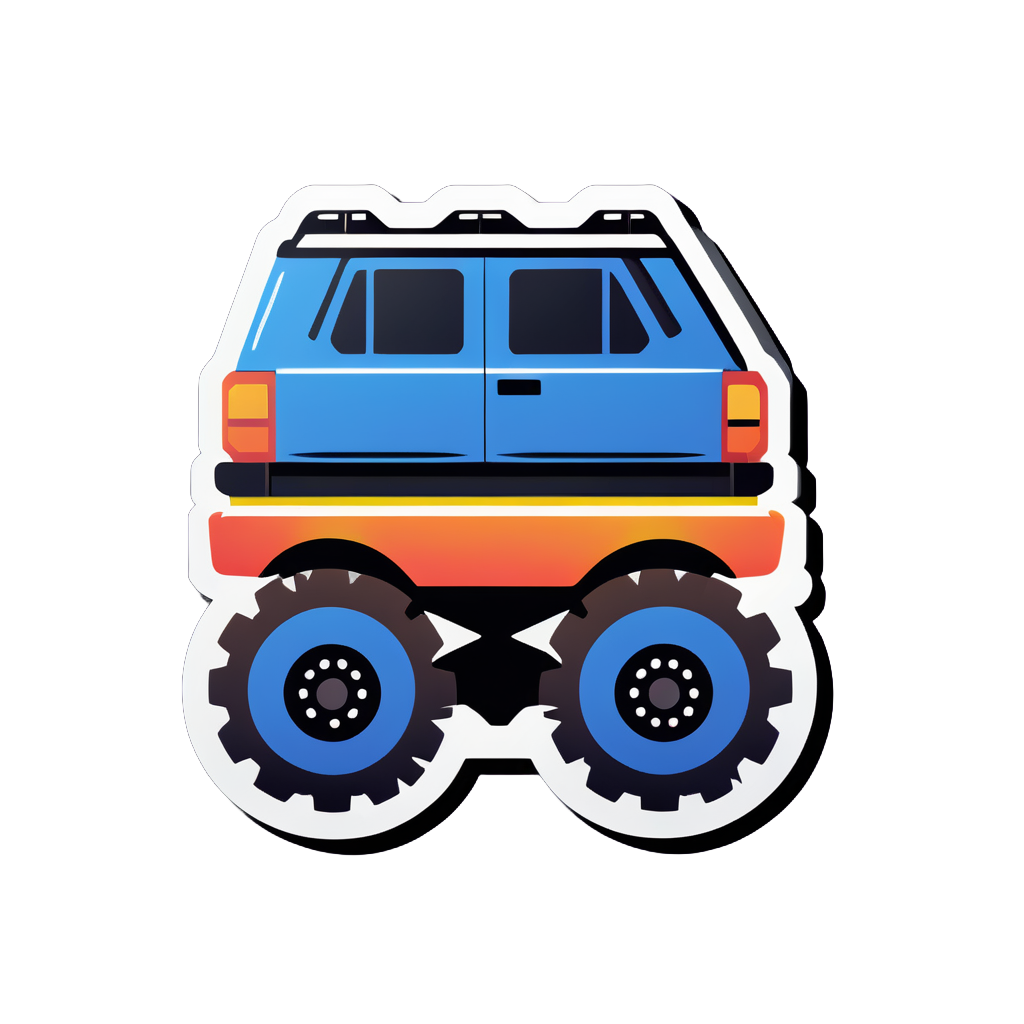 4x4 Off-Road 아이콘 sticker