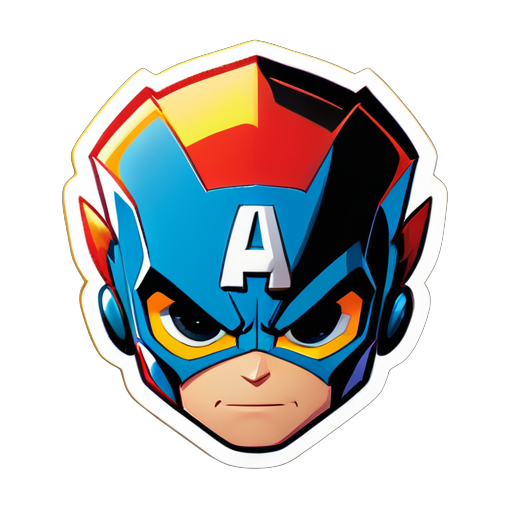 marvel character sticker