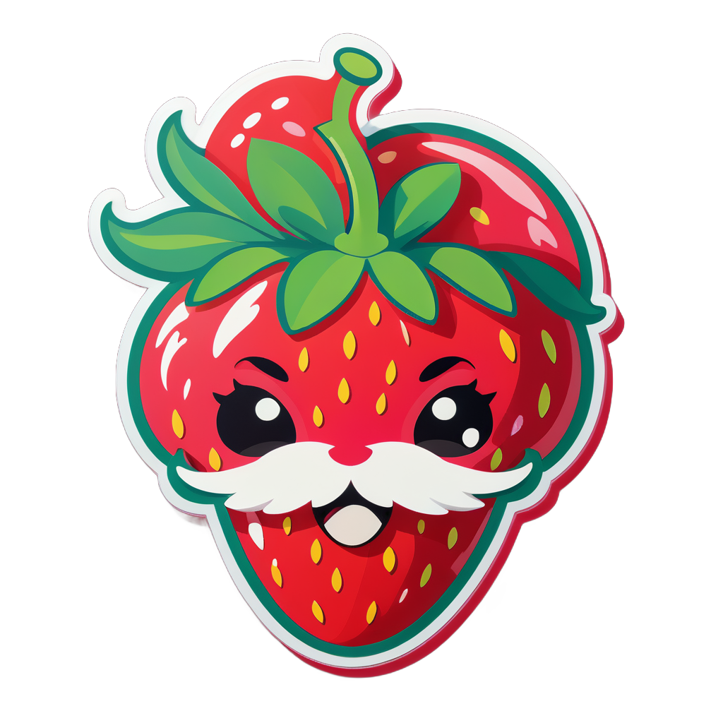 Sassy Strawberry sticker