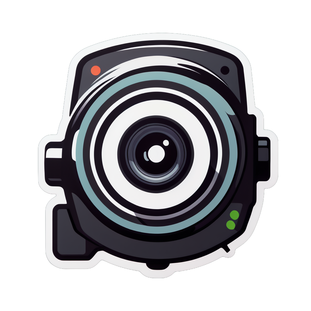 Camera trên ô tô sticker