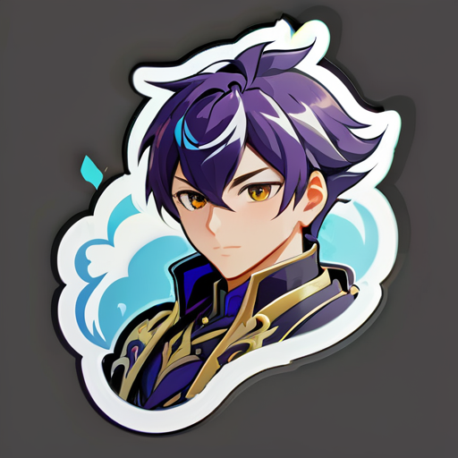 sticker genshin impact male sticker