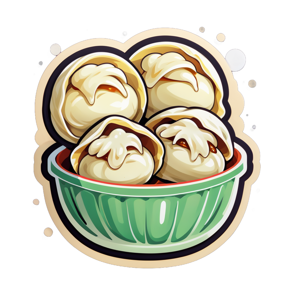 Délicieux Dumplings sticker