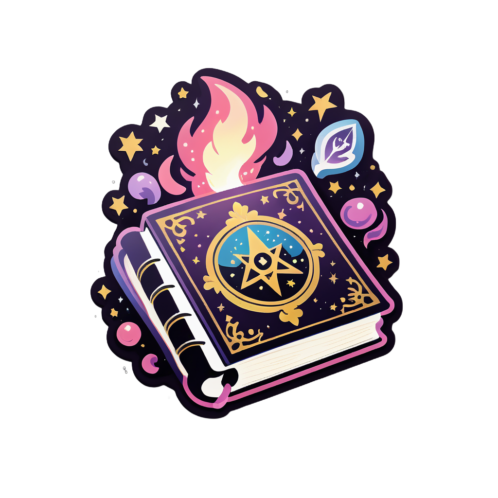 Magical Spell Book sticker