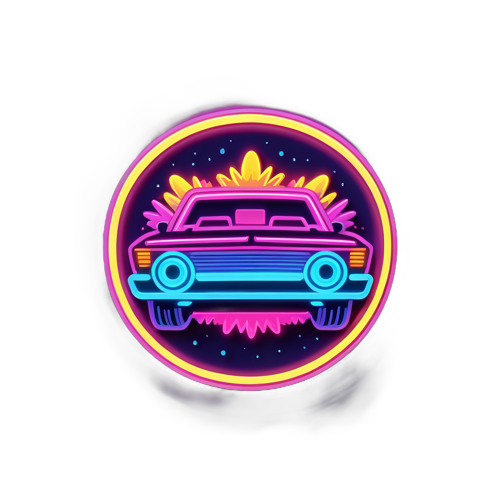 Sinal de Neon Vivo sticker