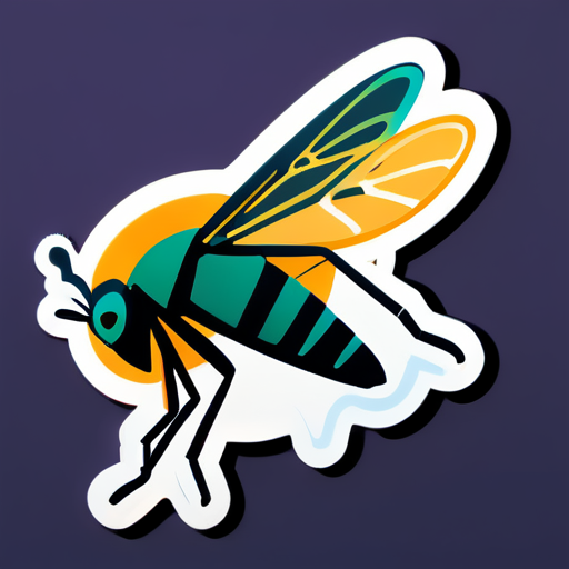 mosquitoes sticker