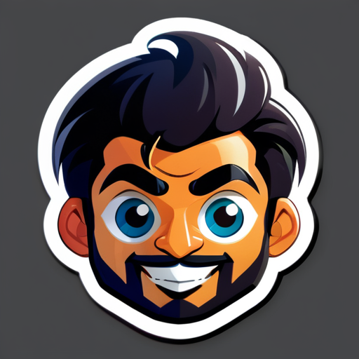 GENERATE STICKER FOR NAME "BHANU PRAKASH" WHO IS A SOFWARE ENGINEER sticker