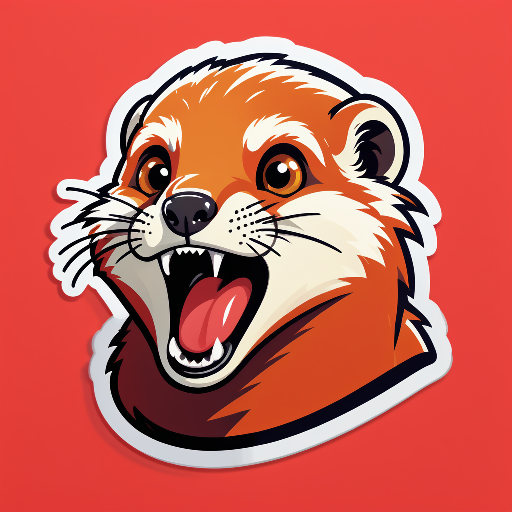 Meme del Mongoose Sorprendido sticker