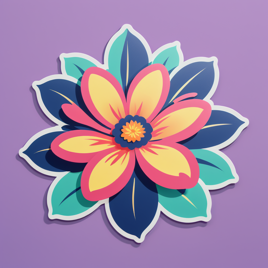 Blooming Flower sticker