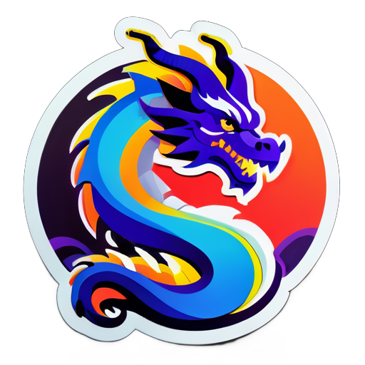 Dragon sticker