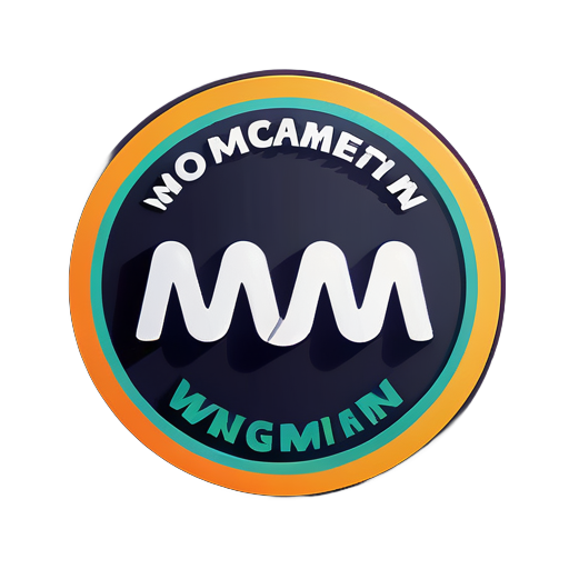 créer un logo avec l'entreprise nommée MMW, ce logo devrait être lié à un groupe d'entreprises provenant d'Inde sticker