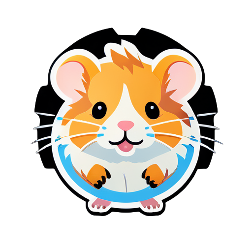 Hamster sticker