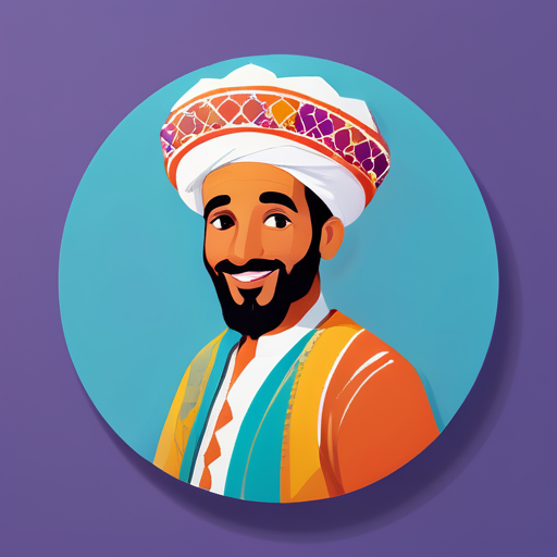 moroccan man sticker