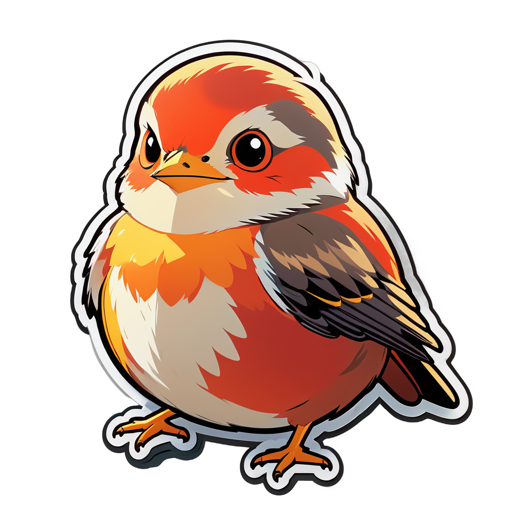 Radiant Robin Meme sticker