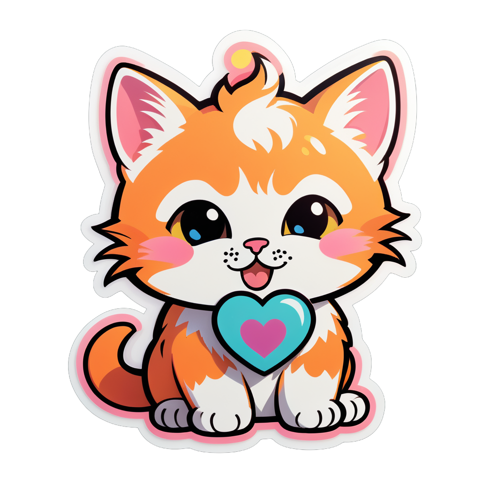 Smitten Kitten Meme sticker