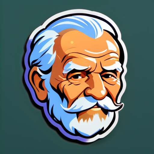 old man sticker