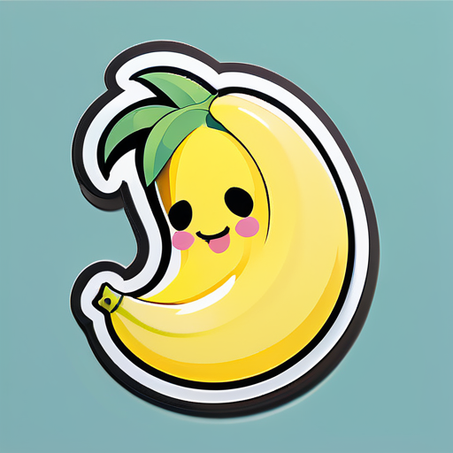 Cute Banana sticker