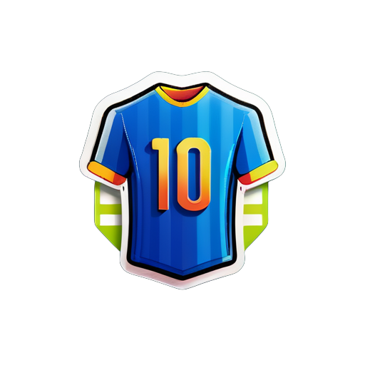 Créez un autocollant de maillot de football sticker