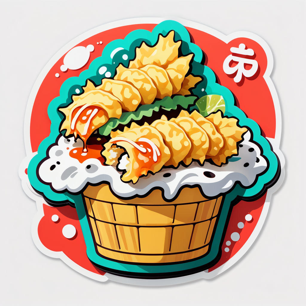 Delicioso Tempura sticker