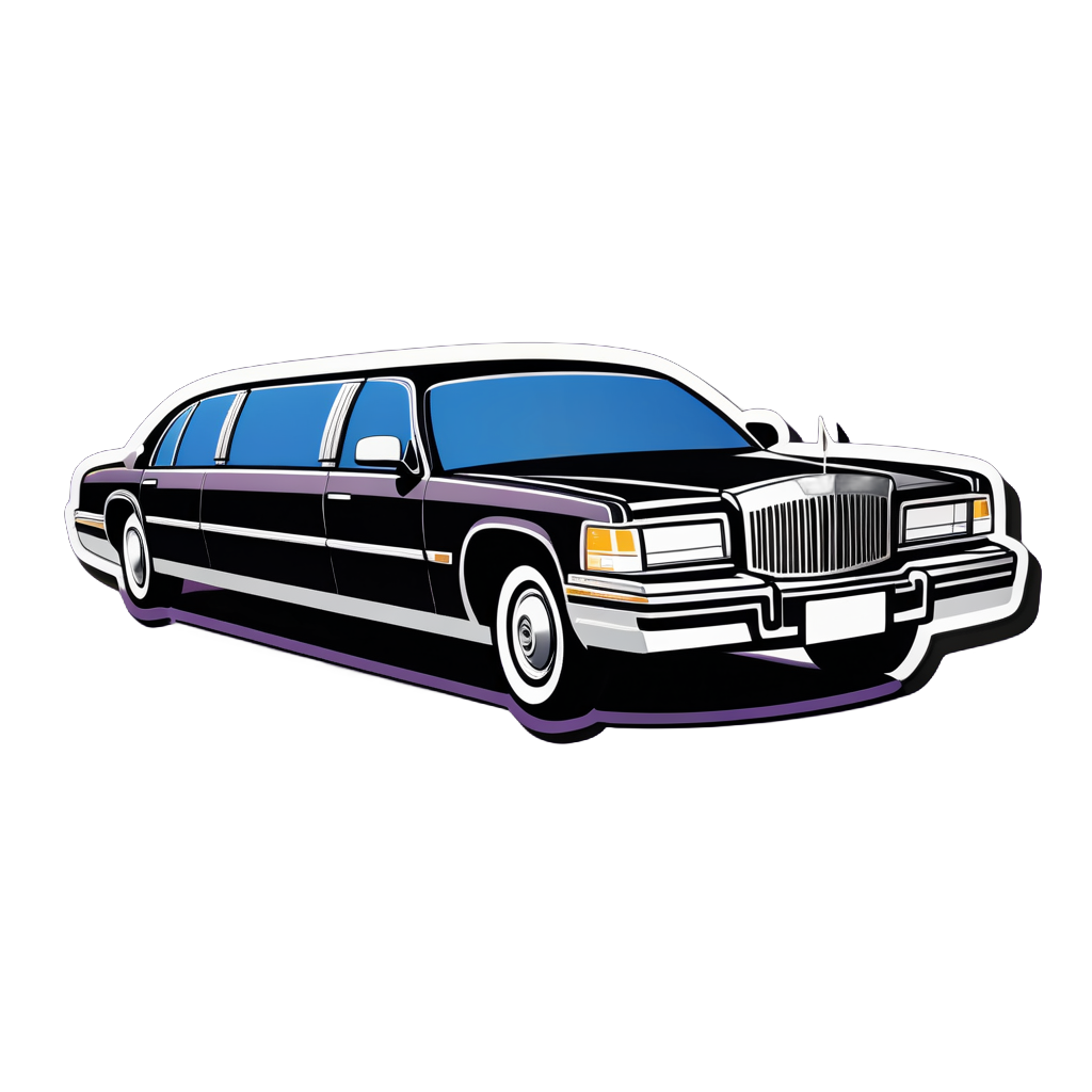 Limousine Stretch sticker