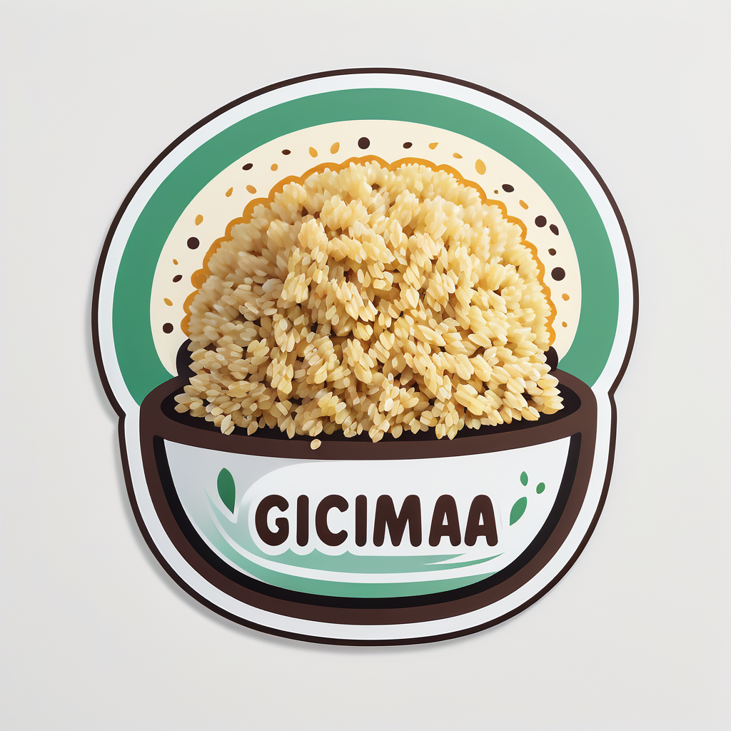 Frischer Quinoa sticker