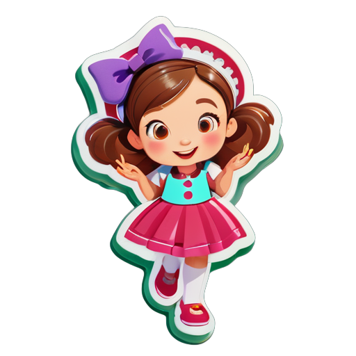 Julia 7 anos sticker