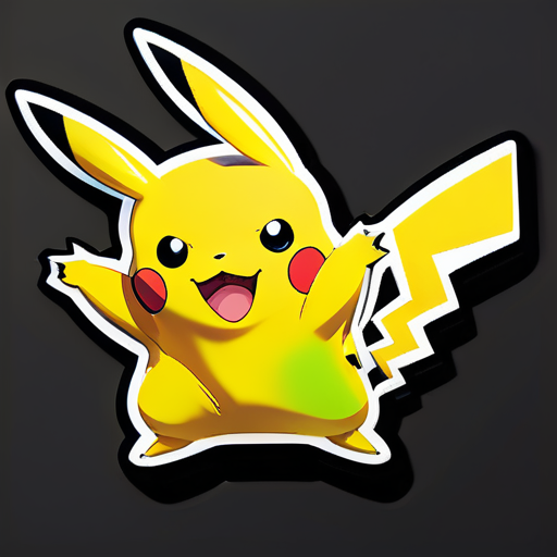 Pikachu sticker