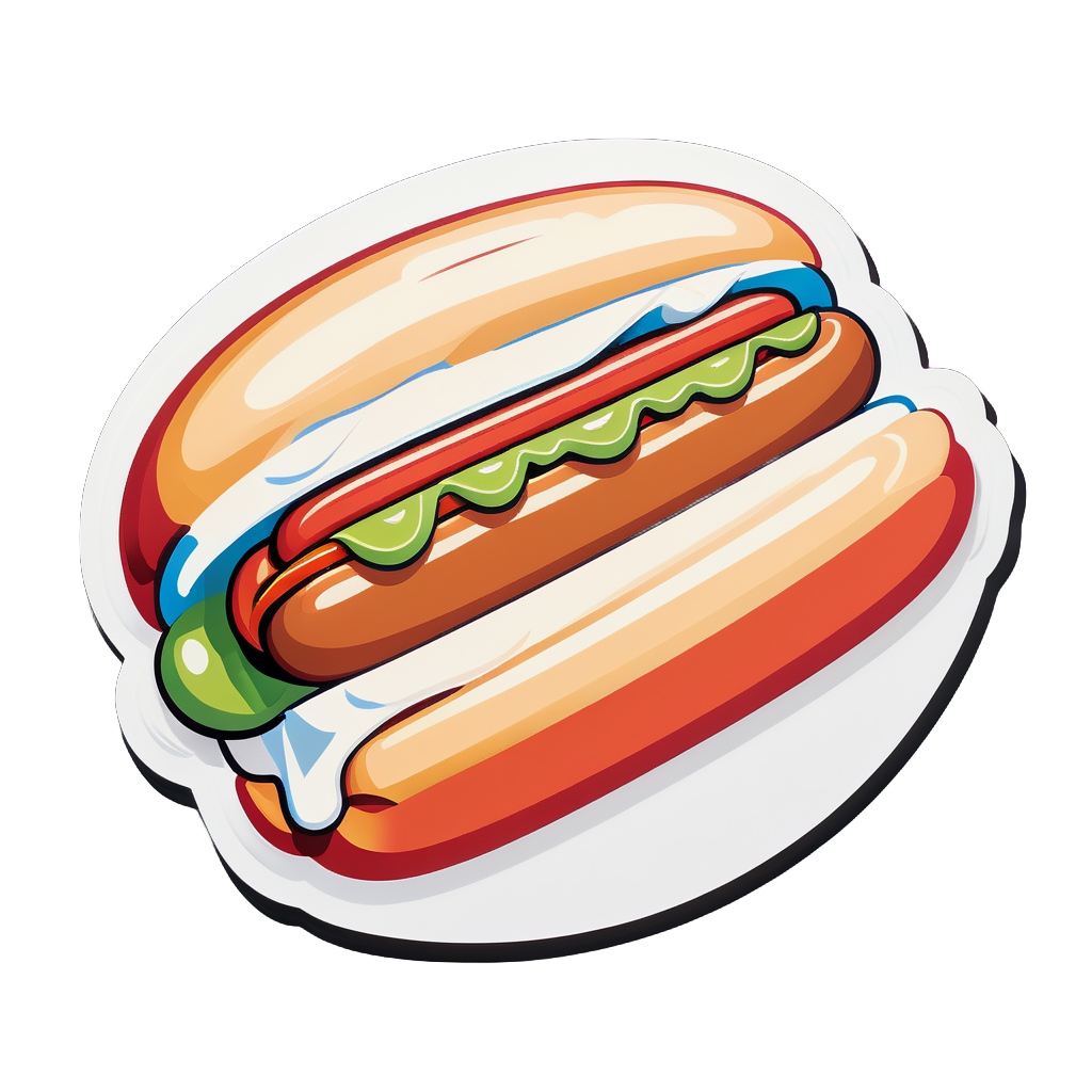 Frischer Hot Dog sticker