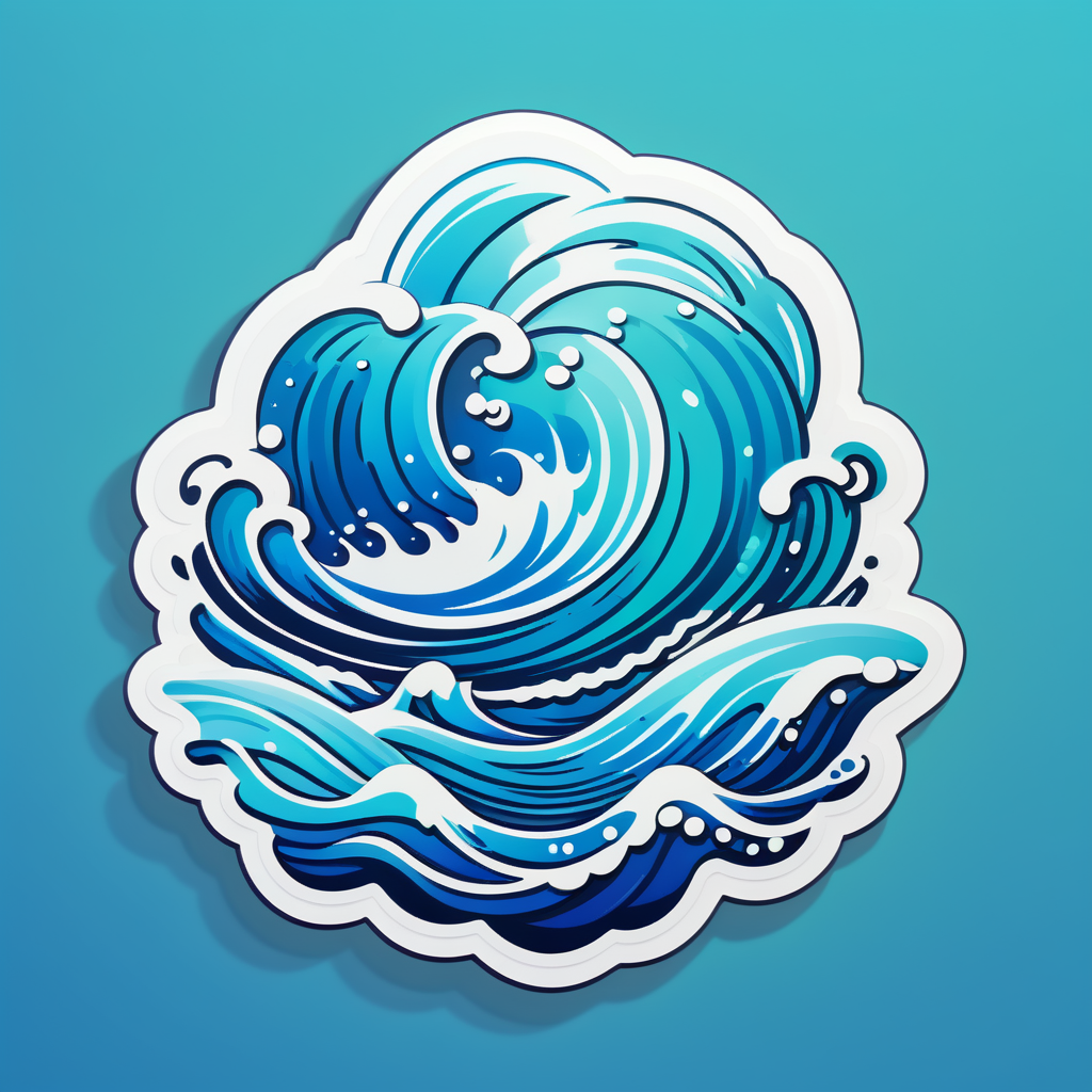 Rippling Water sticker