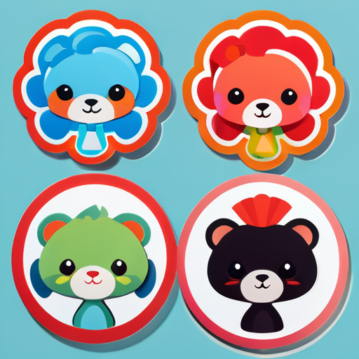 Pegatinas para armar de poppy play time 3 sticker