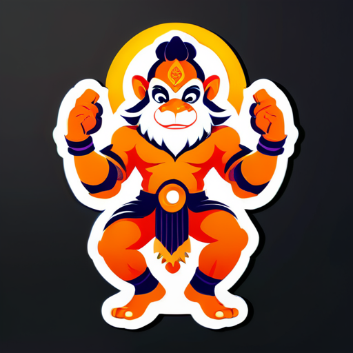 hanuman sticker