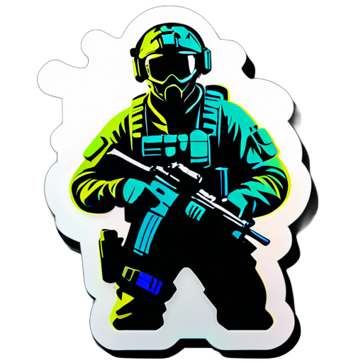 sticker nhân vật người chơi trong Call of Duty sticker