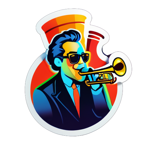 hamse 5 sticker sobre hot jazz
 sticker