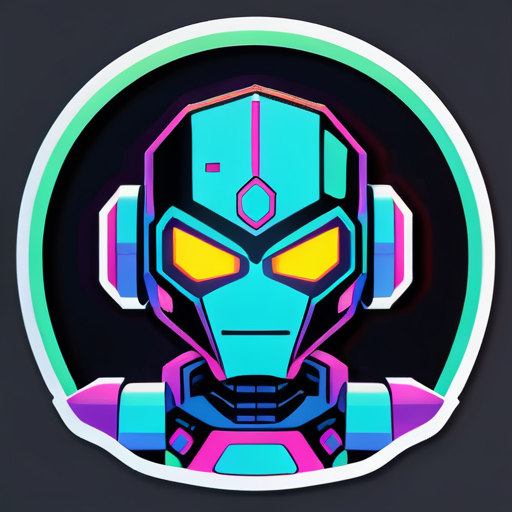 make a cyber bot sticker