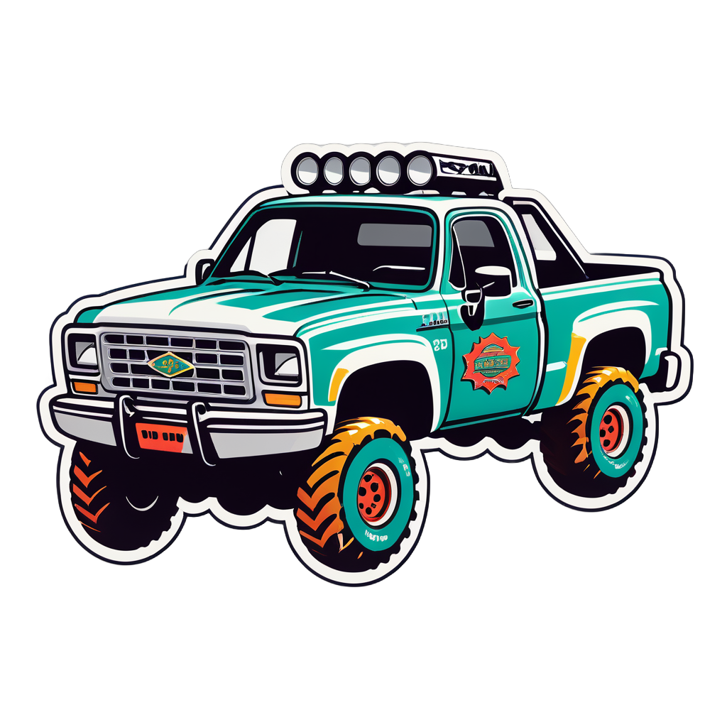 Baja Truck sticker