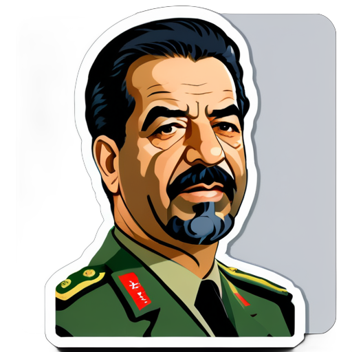 iraq saddam sticker